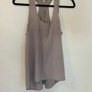 Gray frenchi sleeveless blouse